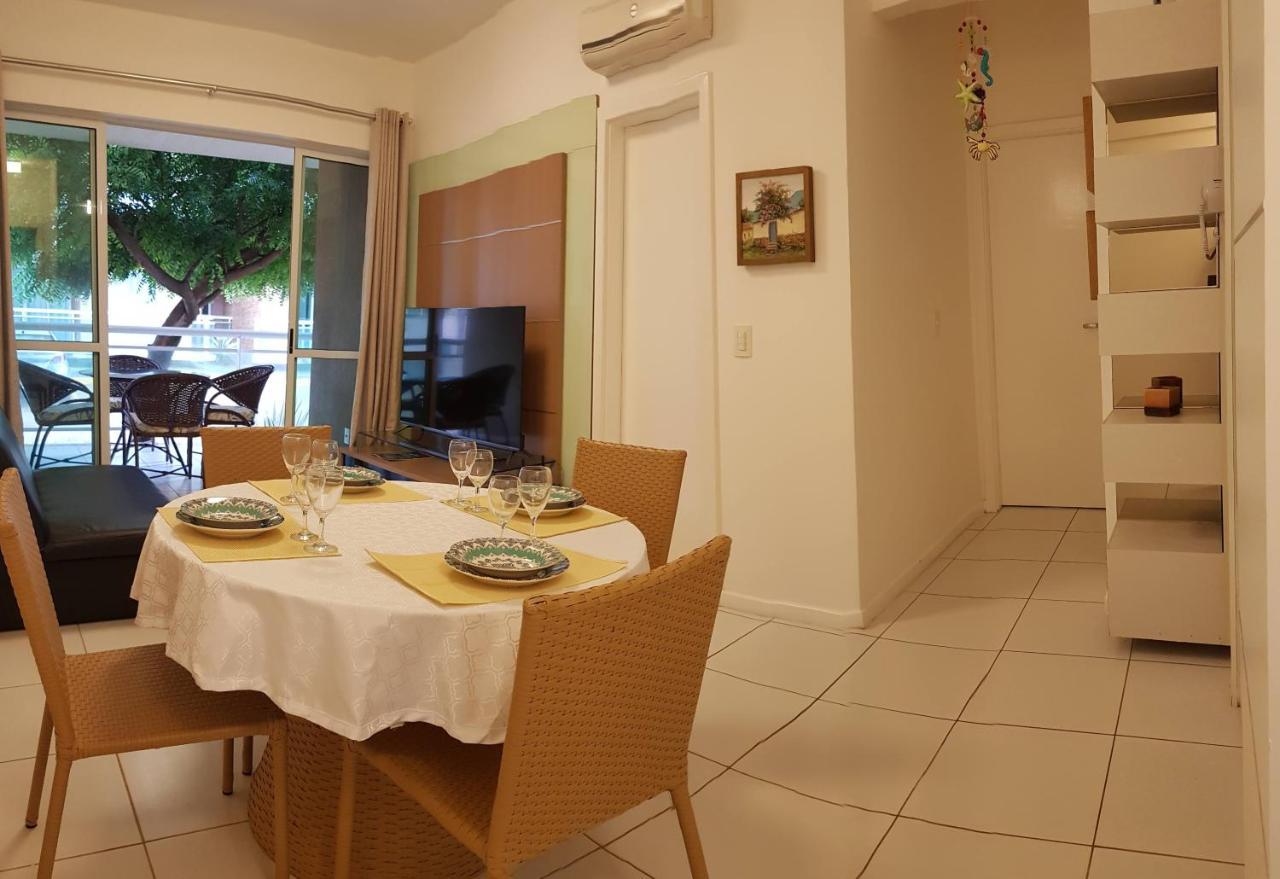 Palm Beach Porto Das Dunas, Apartamento Todo Climatizado Terreo A 350 Metros Beach Park Aquiraz Extérieur photo
