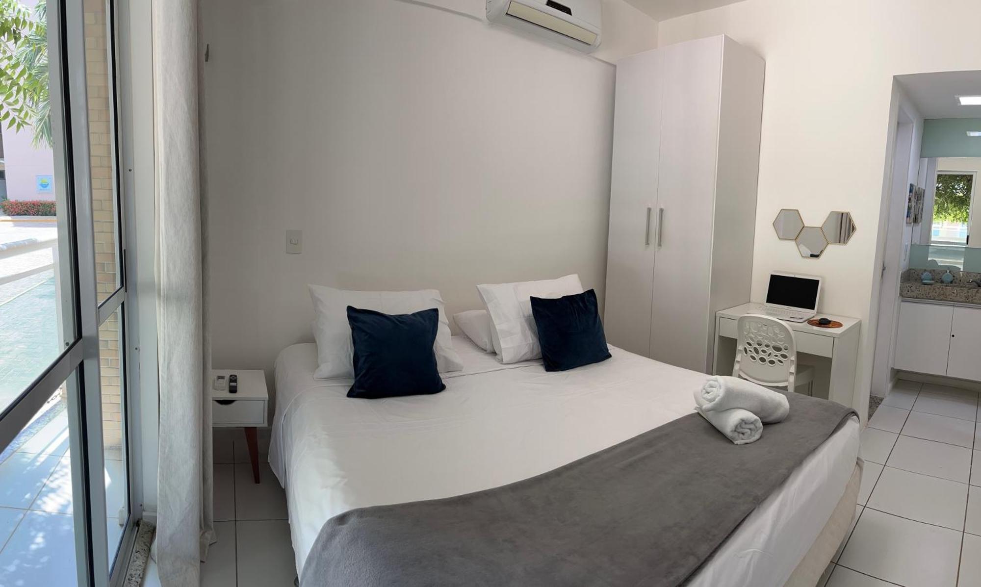 Palm Beach Porto Das Dunas, Apartamento Todo Climatizado Terreo A 350 Metros Beach Park Aquiraz Extérieur photo